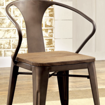 COOPER I BROWN DINING CHAIR-GENTLY USED STAGING FURNITURE